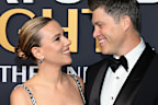 NEW YORK, NEW YORK - FEBRUARY 16: (L-R) Scarlett Johansson and Colin Jost attend SNL50: The Anniversary Special on February 16, 2025 in New York City. (Photo by Dimitrios Kambouris/Getty Images)