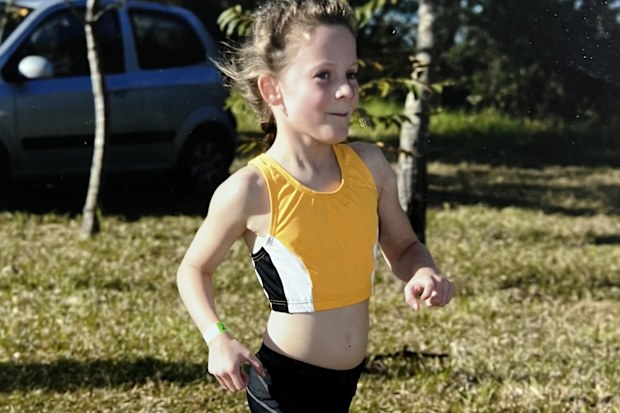 Jasmine Greenwood during athletes carnival in 2011