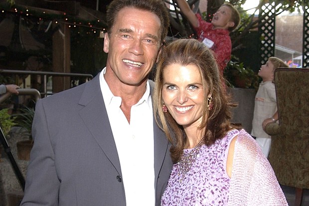 Arnold Schwarzenegger and Maria Shriver celebrates his 55th Birthday & Raises Funds for the After School Education and Safety Program Act in 2002.