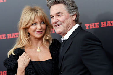 Goldie Hawn and Kurt Russell