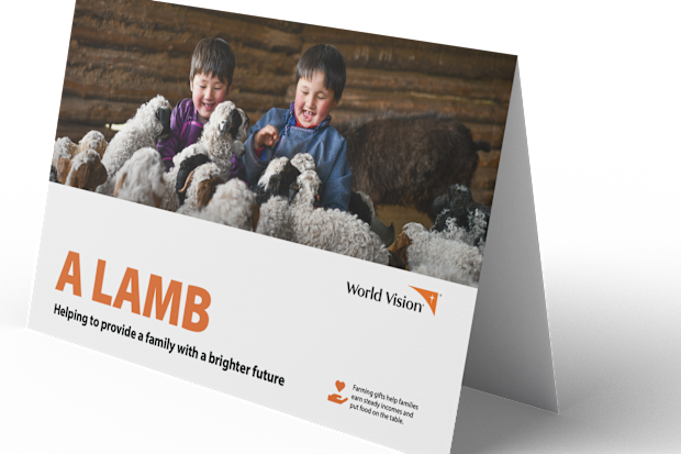 World Vision gift a lamb