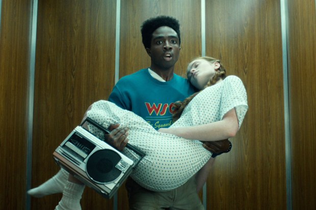 Caleb McLaughlin and Sadie Sink in Stranger Things Season 5