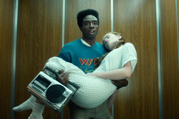 Caleb McLaughlin and Sadie Sink in Stranger Things Season 5