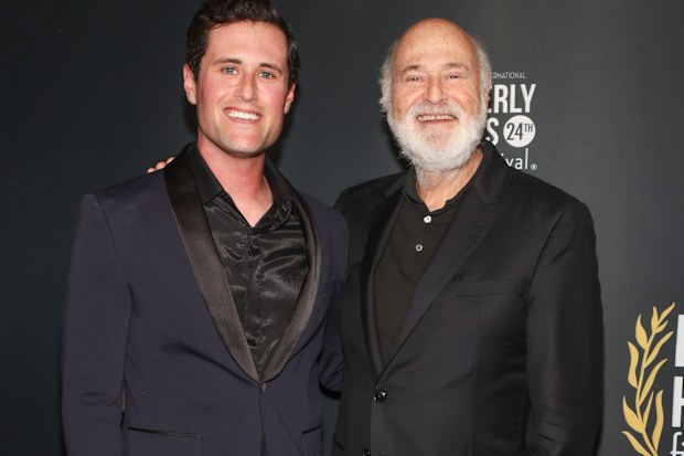 HOLLYWOOD, CALIFORNIA - MAY 03: Jake Reiner (L) and Rob Reiner (R) attend the 24th Annual Beverly Hills Film Festival - day three at TCL Chinese Theatre on May 03, 2024 in Hollywood, California. (Photo by Paul Archuleta/Getty Images)