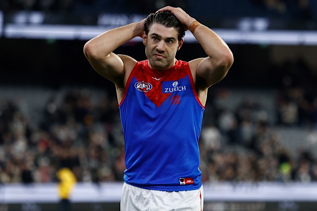 Christian Petracca in Melbourne colours.