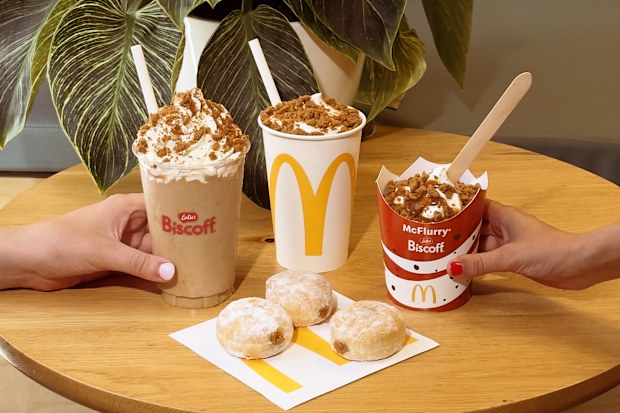 mcdonalds australia biscoff mcflurry and new range out february 12