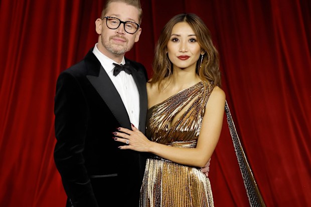 macaulay culkin and brenda song red carpet