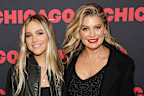SYDNEY, AUSTRALIA - JUNE 13: Harper McGlinchey and mother Natalie Bassingthwaighte attend opening night of "CHICAGO the Musical" at Capitol Theatre on June 13, 2024 in Sydney, Australia. (Photo by Don Arnold/WireImage)