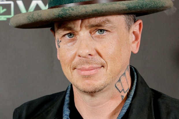 Slipknot band member, Sid Wilson, is recovering after suffering burns in an accident, the music group announced. In this June 2021 photo, Wilson attends the red carpet premiere of "Cracka" in Los Angeles, California.