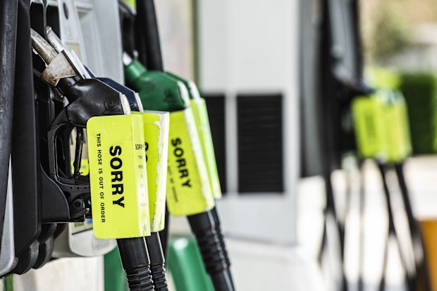 Petrol prices showing BP petrol station in Clovelly 16th March 2026.