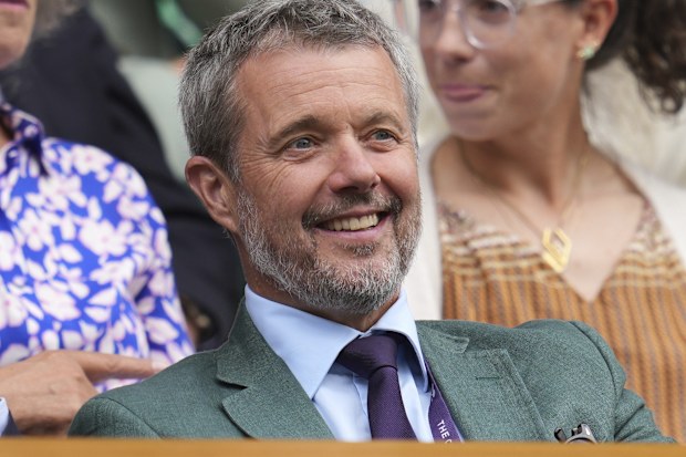 Denmark's King Frederik, Wimbledon