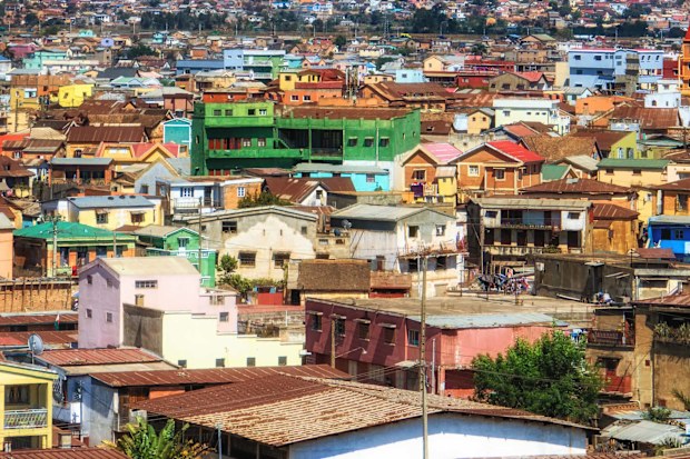 Overview of Soweto (South Western Townships), Johannesburg, South Africa.