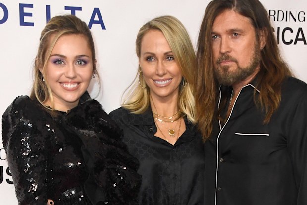 Miley Cyrus, Tish Cyrus and Billy Ray Cyrus