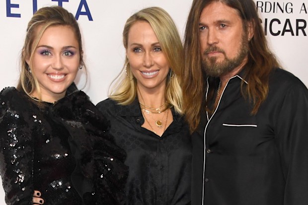 Miley Cyrus, Tish Cyrus and Billy Ray Cyrus