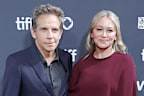 TORONTO, ONTARIO - SEPTEMBER 05: (L-R) Ben Stiller and Christine Taylor attend the premiere of "Nutcrackers" during the 2024 Toronto International Film Festival at Roy Thomson Hall on September 05, 2024 in Toronto, Ontario.  (Photo by Emma McIntyre/WireImage)