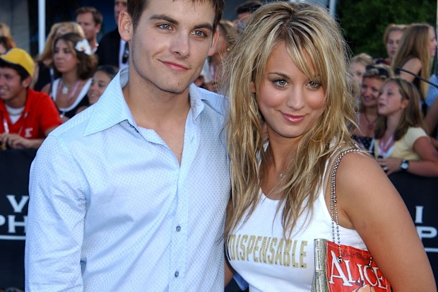 Kaley Cuoco and Kevin Zegers