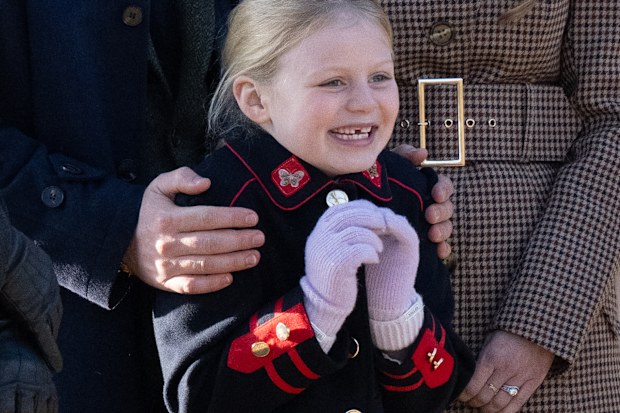 Lena Tindall attends the Christmas Morning Service at Sandringham Church on December 25, 2025 in Sandringham, Norfolk. 