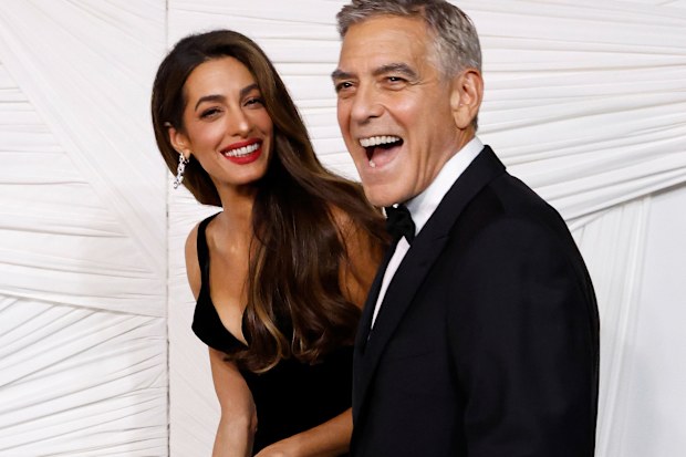 Amal Clooney and George Clooney 