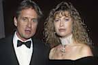Michael Douglas and Diandra Douglas circa 1990 in New York City.