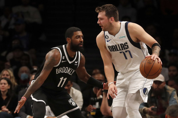 Kyrie Irving will team up with MVP candidate Luka Doncic in Dallas after the trade