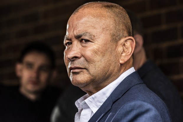 Wallabies head coach Eddie Jones during a post-Rugby World Cup media conference at Coogee Oval. 