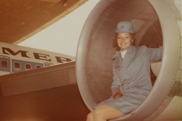 Flight attendant Ilona and husband Ian