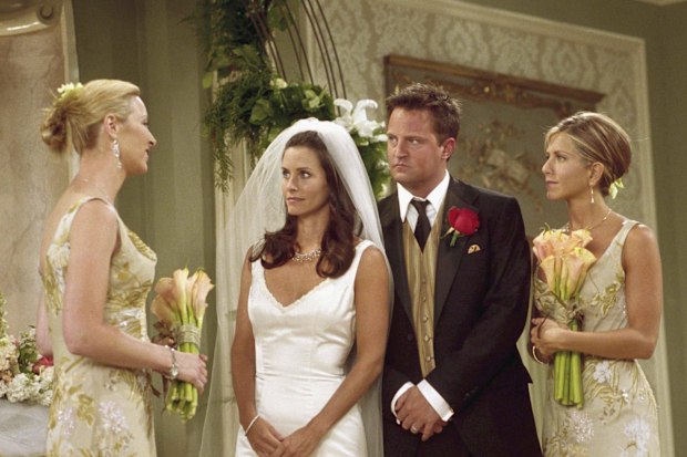 Monica Geller and Chandler Bing