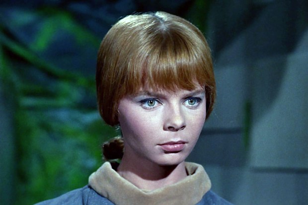 Laurel Goodwin as Yeoman J. M. Colt in the original Star Trek pilot. 