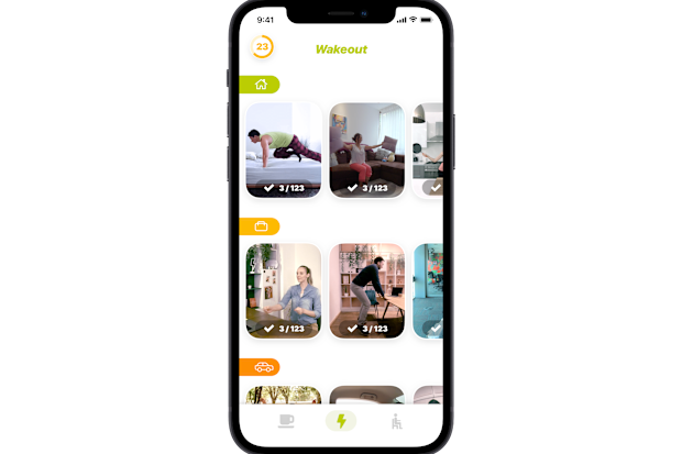 The Wakeout! app