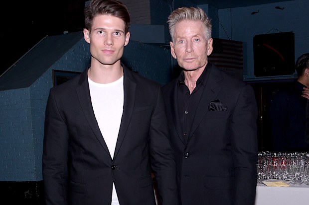 Kevin Baker and Calvin Klein on December 7, 2016 in New York City. 