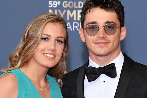 MONTE-CARLO, MONACO - JUNE 18: Charles Leclerc (R) and Giada Gianni attend the closing ceremony of the 59th Monte Carlo TV Festival on June 18, 2019 in Monte-Carlo, Monaco. (Photo by Pascal Le Segretain/Getty Images)