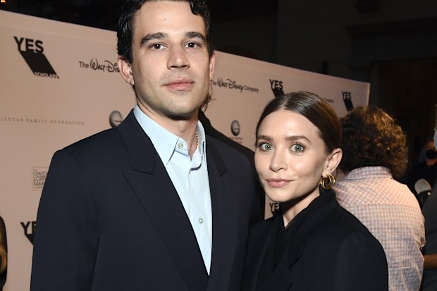 Louis Eisner and Ashley Olsen attend the YES 20th Anniversary Gala on September 23, 2021 in Los Angeles