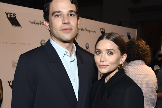 Louis Eisner and Ashley Olsen attend the YES 20th Anniversary Gala on September 23, 2021 in Los Angeles