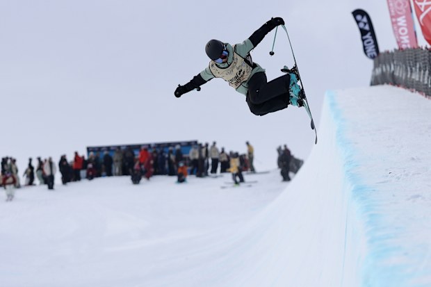 Indra Brown in action at the World Cup.