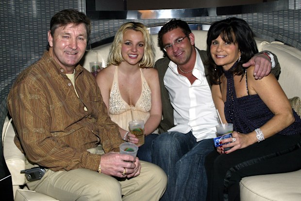 Jamie Spears, Britney Spears, Bryan Spears and Lynne Spears