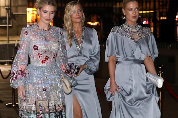 Lady Kitty Spencer, Lady Eliza Spencer and Lady Amelia Spencer