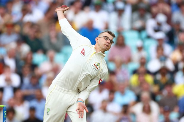 Australia's Todd Murphy in action.