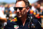 Christian Horner looks on during the Spanish Grand Prix.
