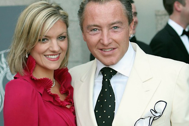 Michael Flatley and Niamh O'Brien at the Tenth Anniversary of Lord of The Dance on June 4, 2006 in Dublin, Ireland. (Photo by ShowBizIreland/Getty Images)