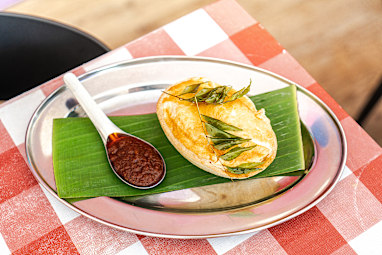 Third place: Flying Chillies Mum's Curry Laksa Pie