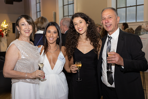 Grace Scoleri with her family.