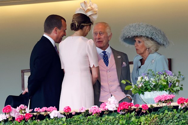 Peter Phillips, Harriet Sperling, King Charles III and Queen Camilla