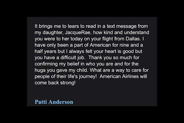 A screenshot captures a text from JacqueRae Hill's mother to Doug Parker after their encounter.