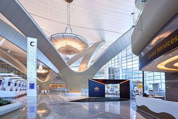 Etihad Airways' Abu Dhabi home hub Zayed International Airport