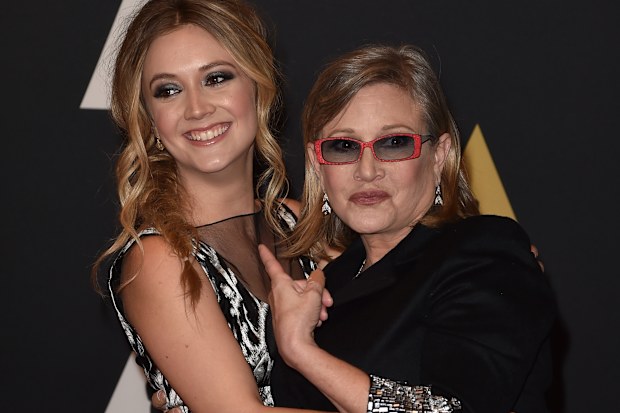 Billie Lourd Carrie Fisher