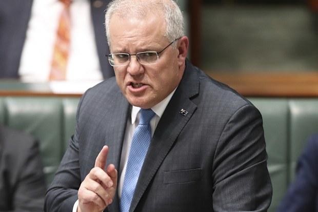 Then-prime minister Scott Morrison savaged Christine Holgate during Question Time in October 2020.