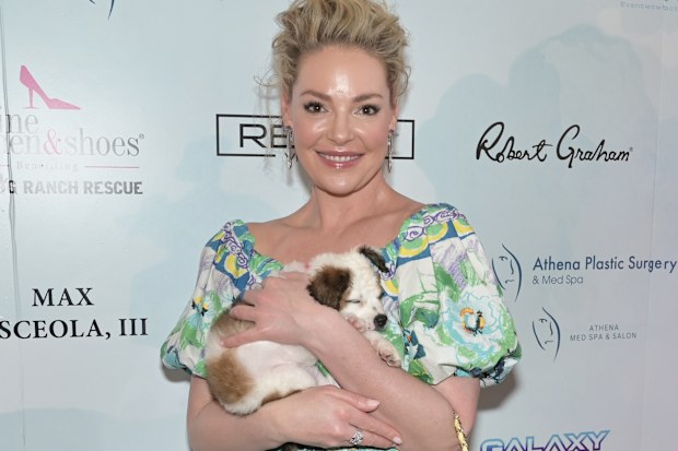 Katherine Heigl attends Wine, Women & Shoes Benefiting Big Dog Ranch Rescue at Mar-a-Lago on March 8, 2026 in Palm Beach, Florida.