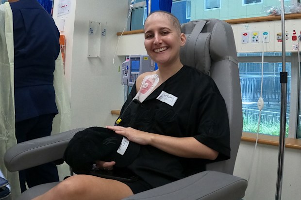 Bianca Hinton, 25, was on a cruise with her family when she felt a lump in her breast while getting dried after a shower.She thought it was probably a cyst, but headed to her GP as soon as she could.
Just a few weeks later, she was starting chemotherapy for breast cancer.