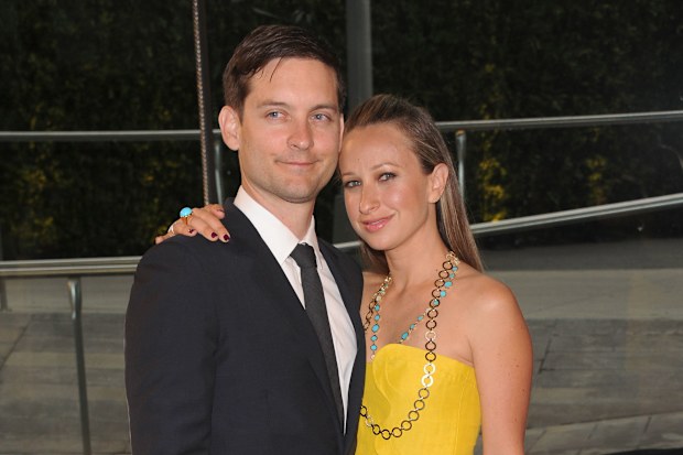 Tobey Maguire and Jennifer Meyer