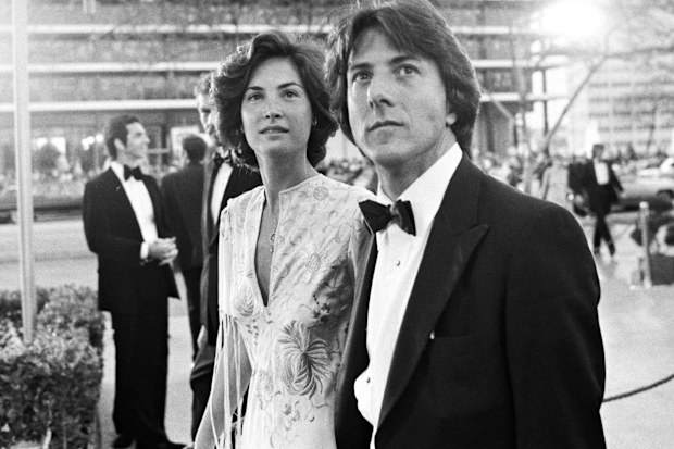 Dustin Hoffman and his wife Lisa at the Academy Awards in 1979.